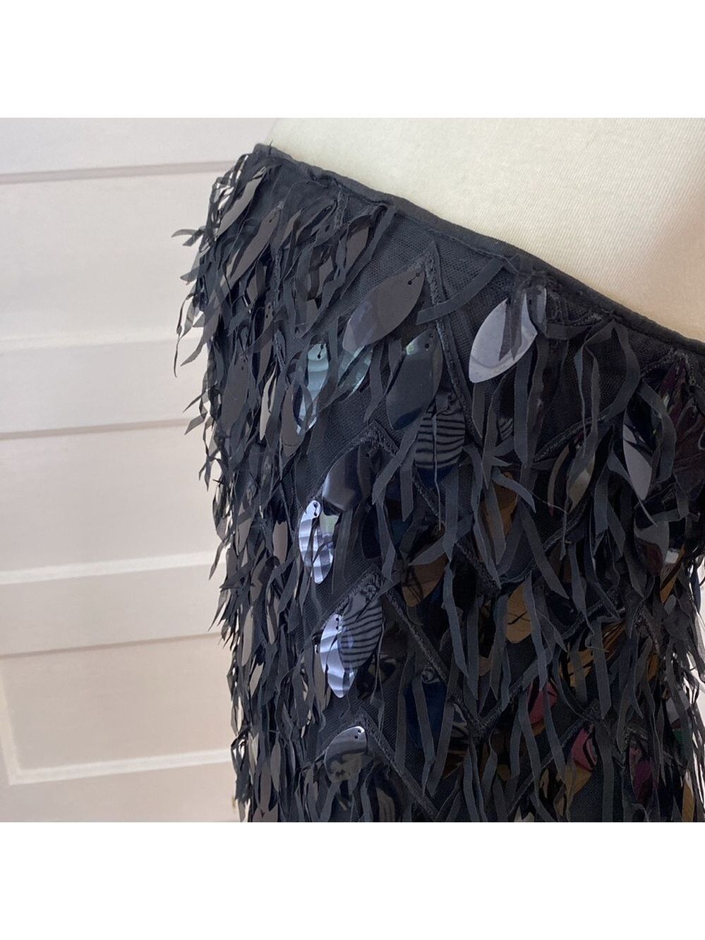 NWT Fashion Nova Feathery Twirl Mini Dress, Size M - Picture 14 of 17